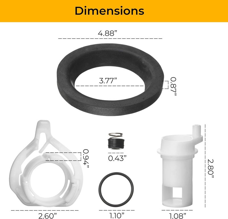 Halotronics 42049 Water Valve Style II Kit Compatible Replacement for Thetford Aqua Magic Style II Toilets - New 2024 - Image 5